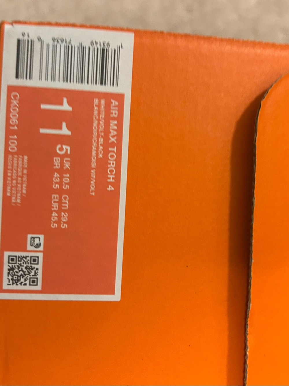 Nike Airmax torch 4